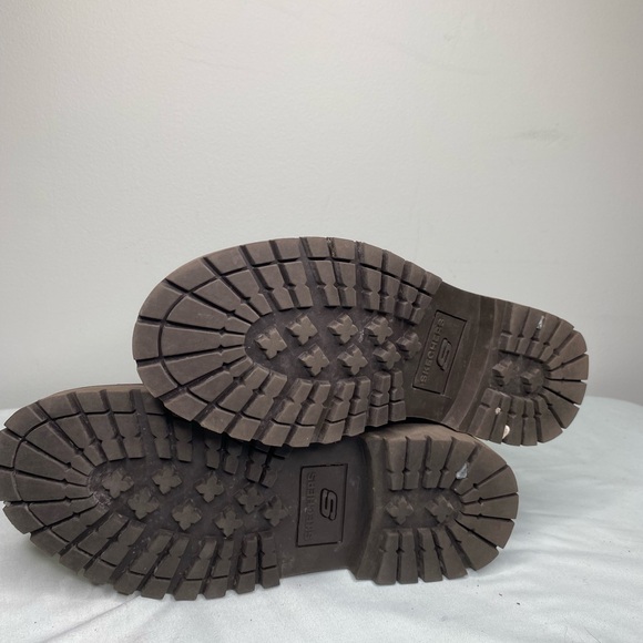 Y2K vintage 90s sketcher lace up boots work hiking boots - Picture 5 of 7